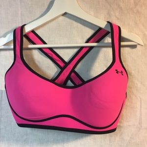 Under Armour sports bra pink